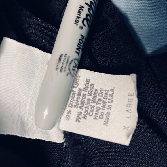 USA Made Unisex Cushion Padded Performance Bike Cycling Tights Leggings XL Black - Picture 5 of 10